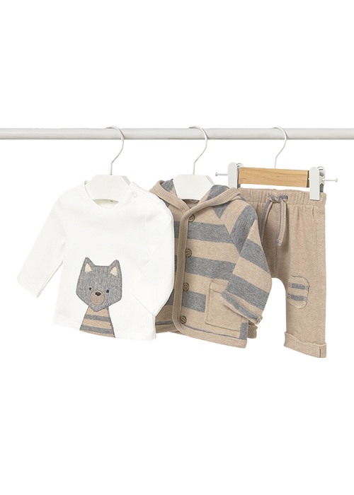 Set 3 piese - Pulover cu gluga+bluza+pantaloni [2]