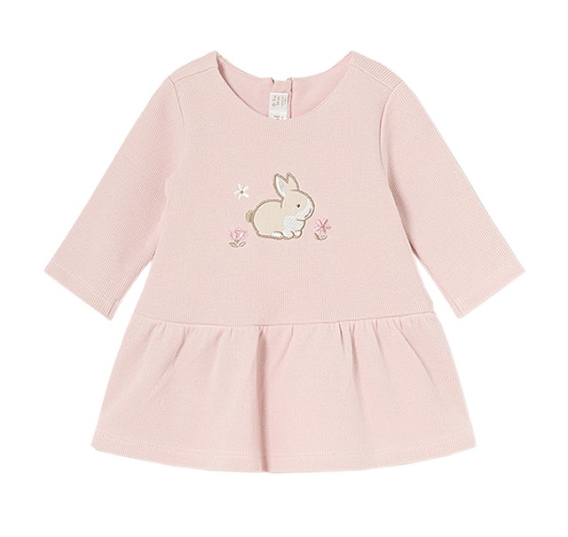 Set 3 piese -  Rochie + vesta blanita + bentita - Mayoral  18 luni [2]