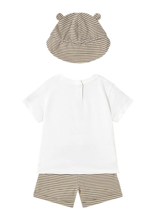 Set 3 piese - Tricou + pantaloni scurti + sapca - Mayoral 4 ani [3]