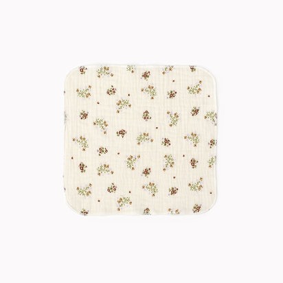 Set 3x batistute muselina Almond, White, Flowers - Buva [5]