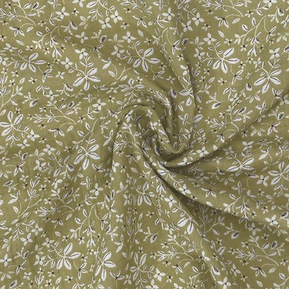 Set 3x batistute muselina Almond, White, Flowers - Buva [11]