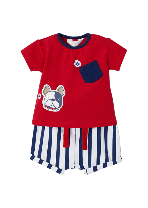 Set 4 piese - Tricou si pantaloni scurti ECOFRIENDS - Mayoral  6-9 luni [2]