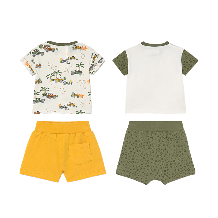 Set 4 piese - Tricou si pantaloni scurti - Mayoral 4-6 luni [2]