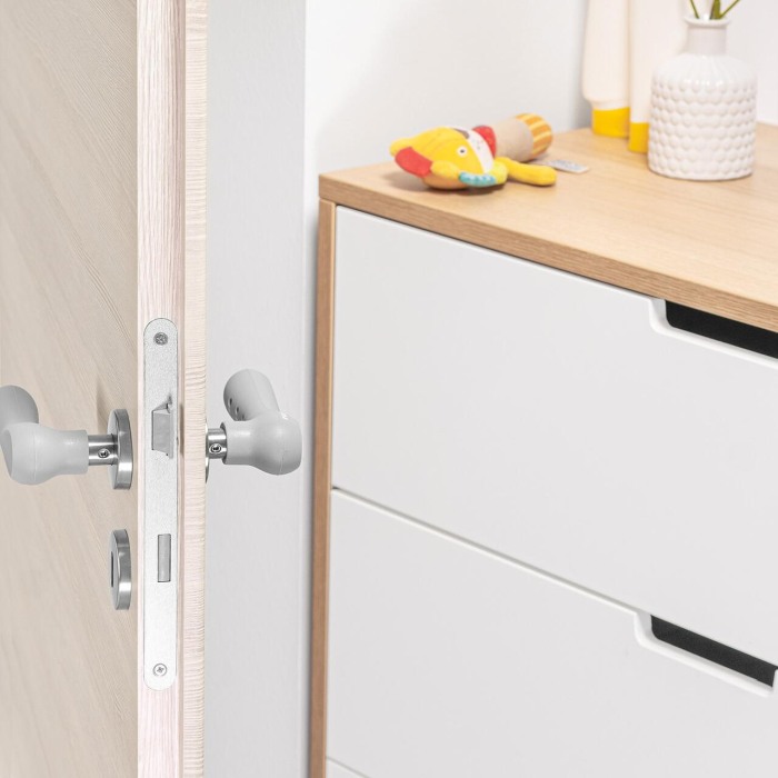 Set 4 protectii clanta usa, din silicon, acoperire completa, Reer HandleGuard 70091 [8]