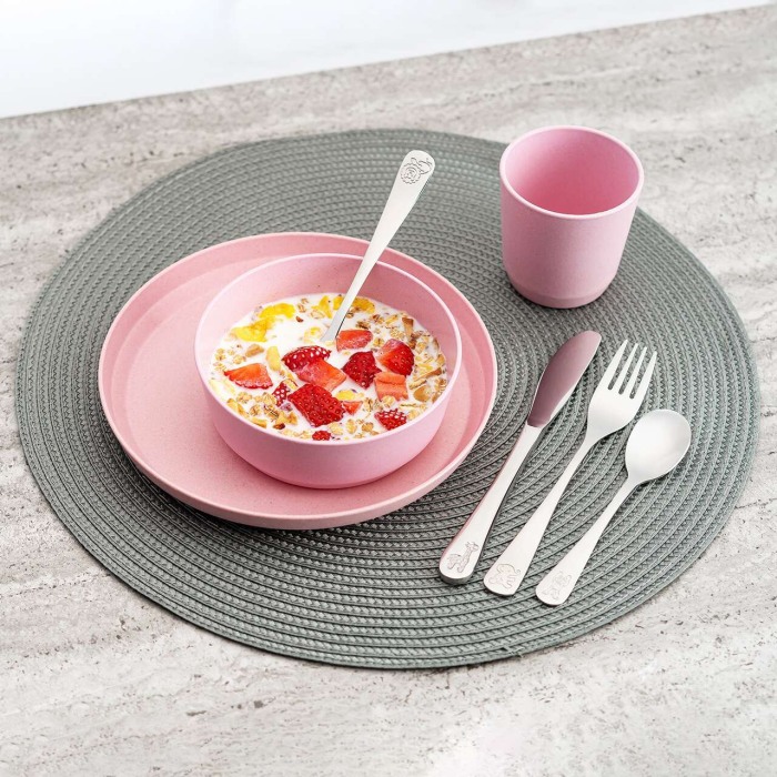 Set 4 tacamuri pentru copii, din otel inoxidabil cromat, Reer 22238 [8]