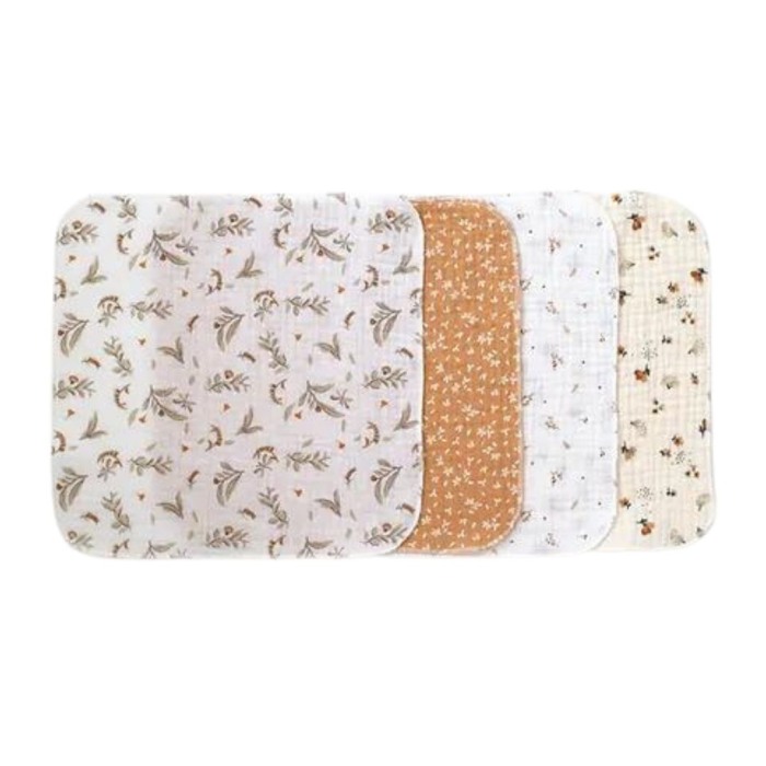 Set 4x batistute muselina Flowers - Buva [3]