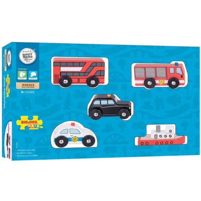 Set 5 vehicule din lemn [2]