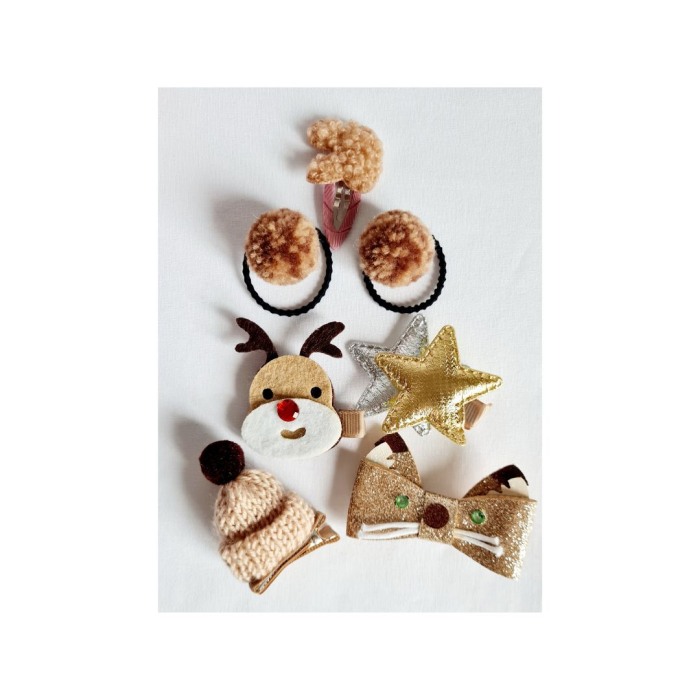 Set Auriu 24 de accesorii pentru par [3]