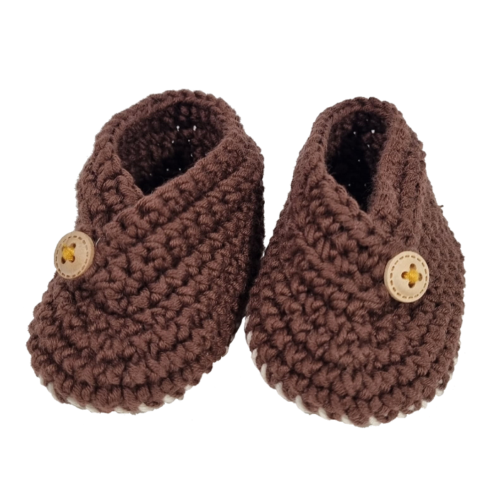 Set - Caciulita cu fular si botosi - Ursulet maro  - Maimutzeria Tiarra [5]