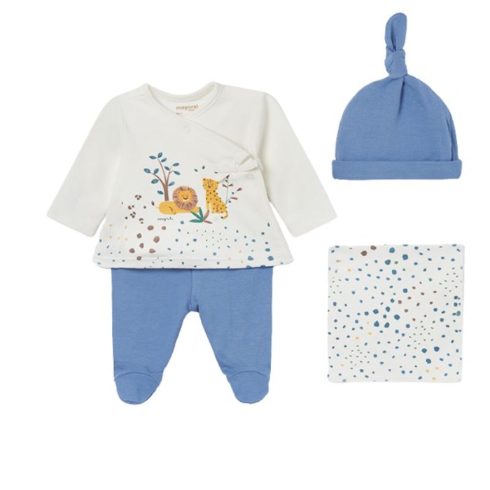 Set cadou 4 piese ECOFRIENDS bebe Jungla - Mayoral 12 luni [2]