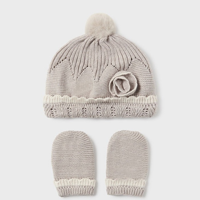 Set Capucino caciula si manusi pentru  - Mayoral   18 luni [2]