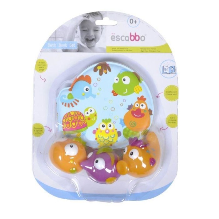 Set carticica si 3 jucarii de baie Lumea Subacvatica ESCABBO 37040 [6]