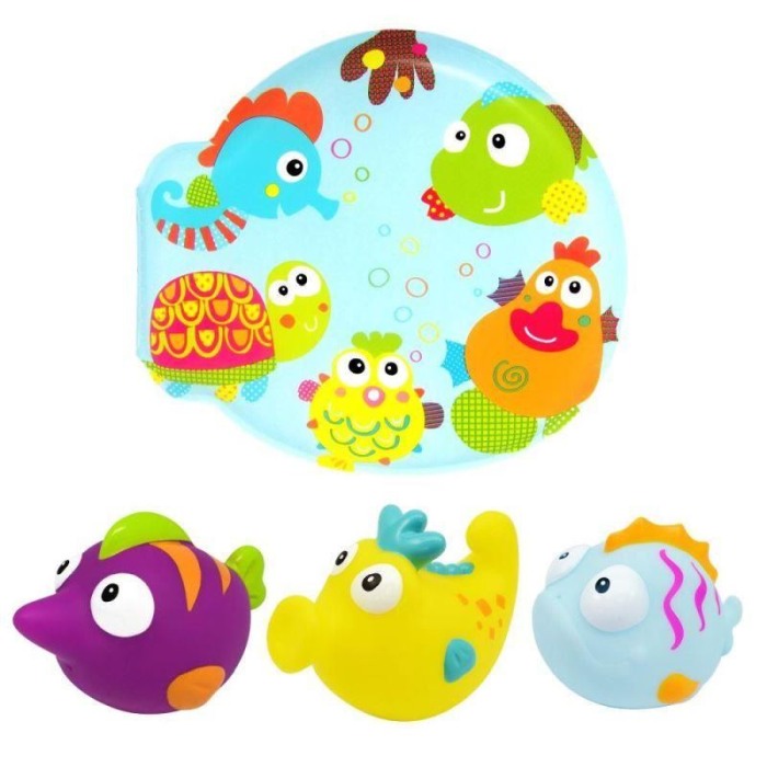 Set carticica si 3 jucarii de baie Lumea Subacvatica ESCABBO 37040 [5]