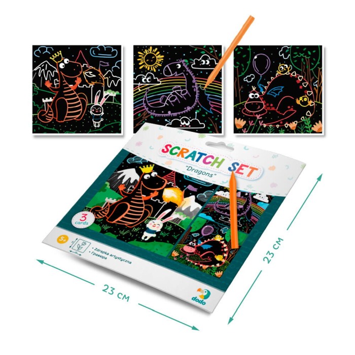 Set creativ de razuit - Dragoni [2]