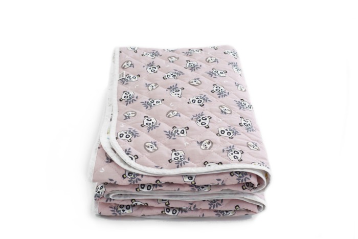 Set cuvertura+ 2 cearceafuri Blush Sloth& Panda [3]