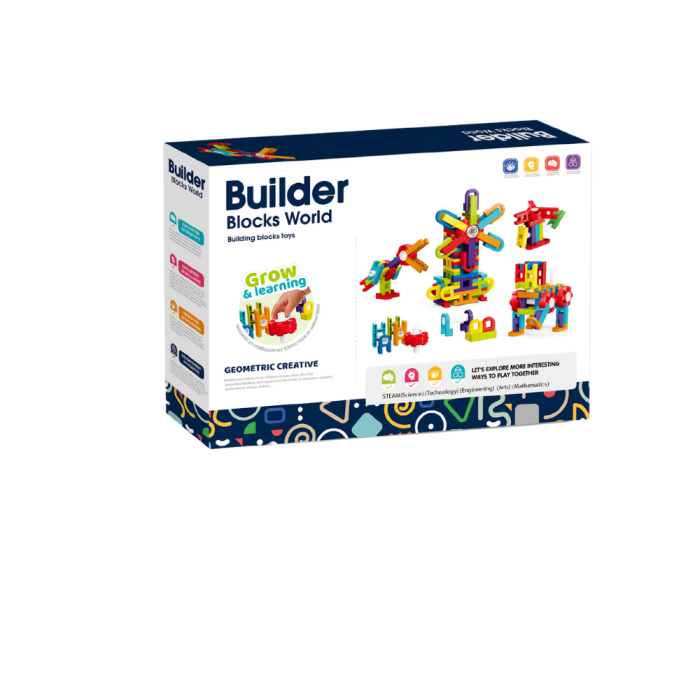 Set de constructie STEAM - Fun Blocks (78 piese) [3]