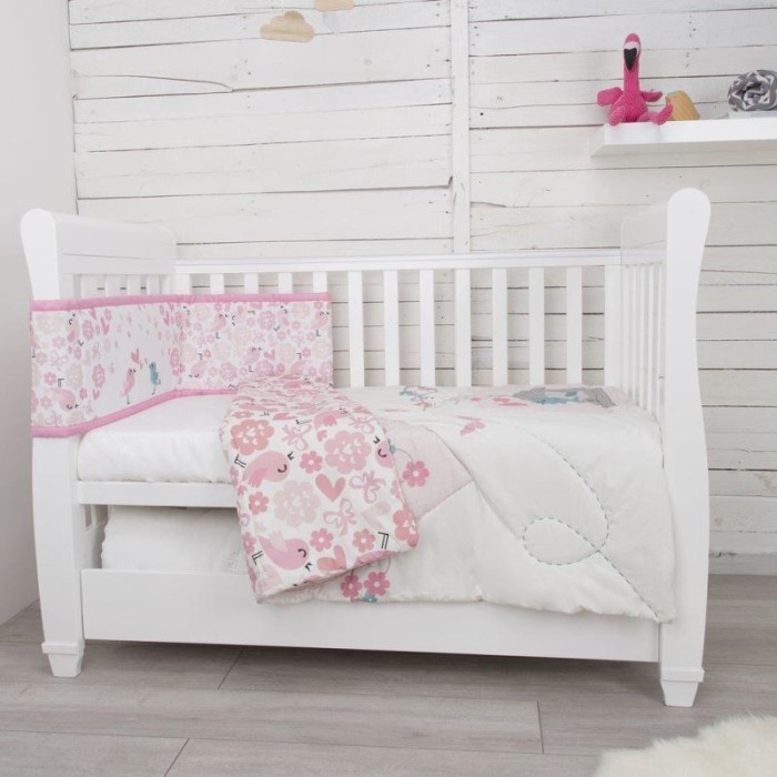 Set de pat 2 piese pentru bebelusi - Comfi-Dreams - Lovebirds - CuddleCo. [4]