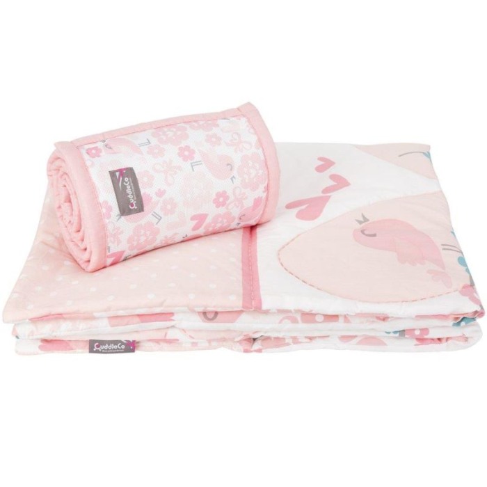 Set de pat 2 piese pentru bebelusi - Comfi-Dreams - Lovebirds - CuddleCo. [2]