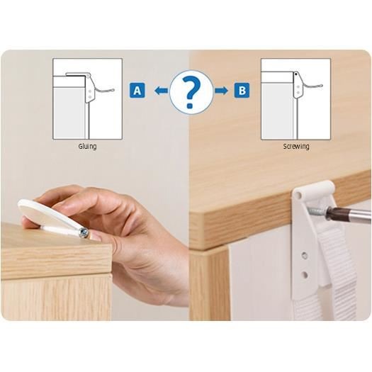 Set fixare anti-inclinare mobilier REER 73020 [3]