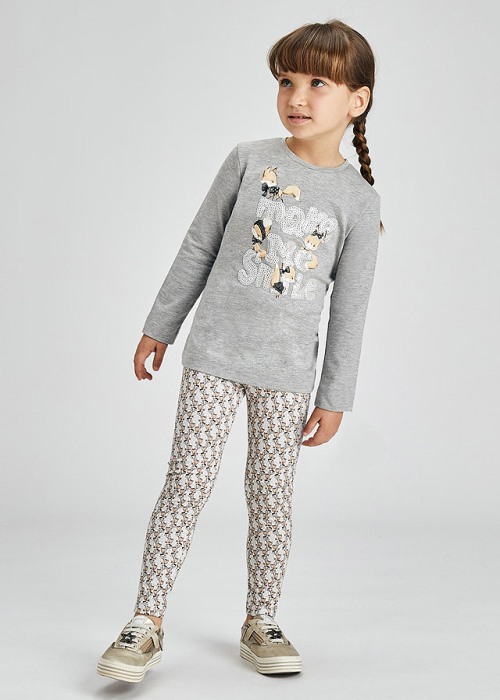 Set leggings imprimeu - ECOFRIENDS, fetita - Mayoral 5 ani [4]