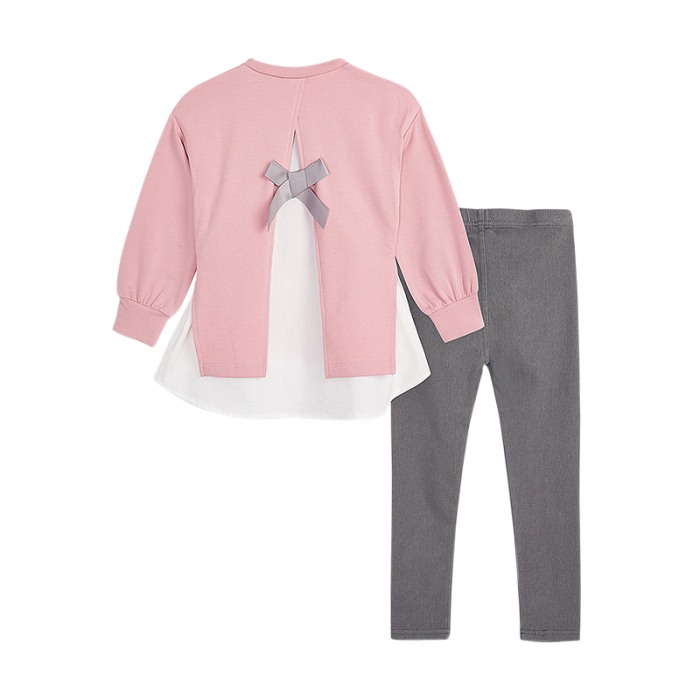 Set leggings tricot denim, fetita [2]