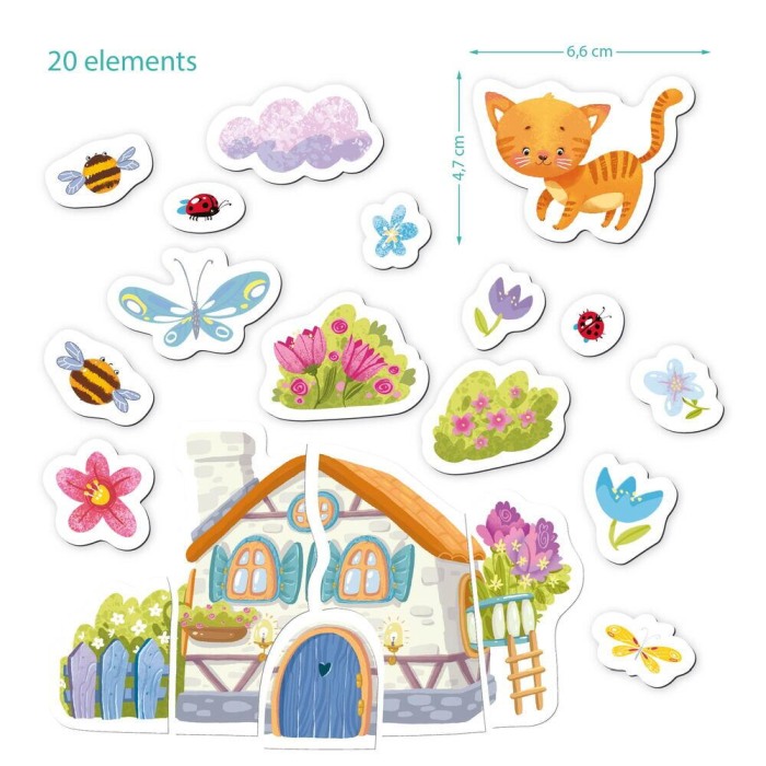 Set magnetic - Pisicuta si casuta viselor [4]