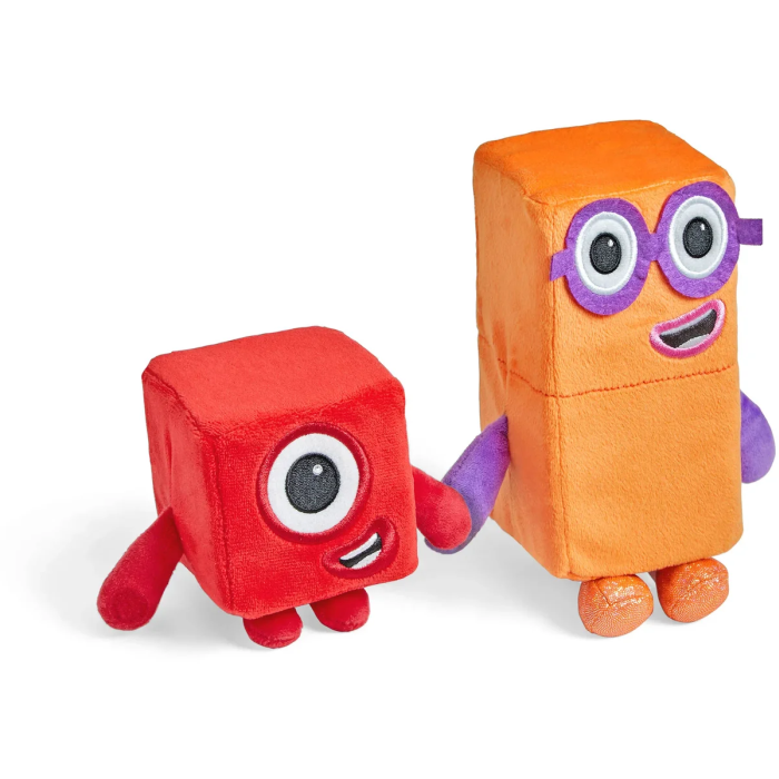 Set mascote din plus Numberblocks - Unu & Doi [5]