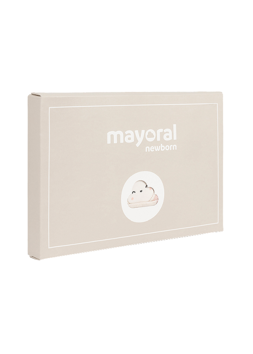 Set pantaloni cu botosei plusat caciulita nou-nascut 4-6 luni [7]