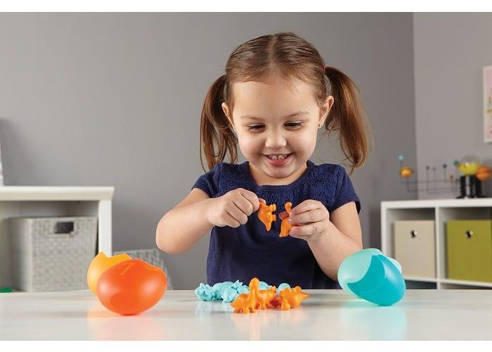 Set pentru sortat si numarat - Dinozauri colorati [4]