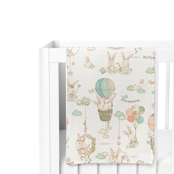 Set prosopele muselina organica A - Bunnys Day - Buva [11]