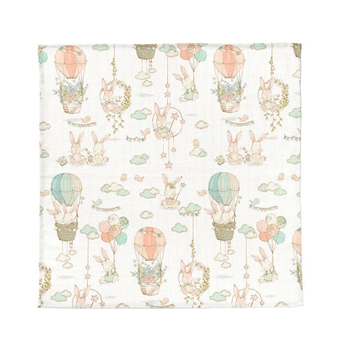 Set prosopele muselina organica A - Bunnys Day - Buva [8]