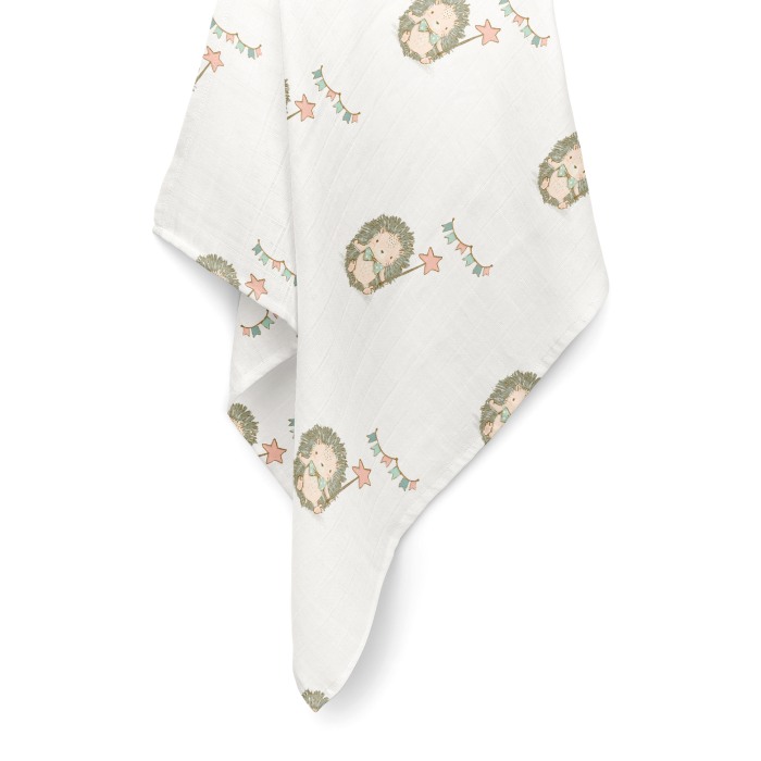 Set prosopele muselina organica A - Hedgehogs Day - Buva [3]