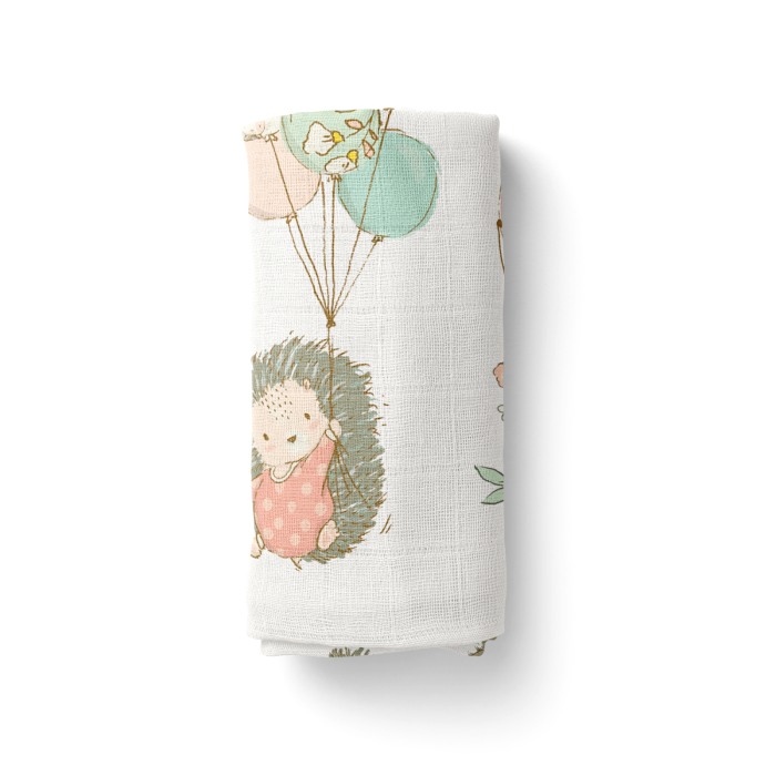 Set prosopele muselina organica A - Hedgehogs Day - Buva [6]
