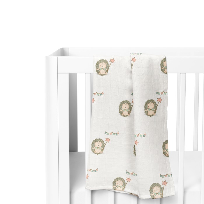 Set prosopele muselina organica A - Hedgehogs Day - Buva [10]