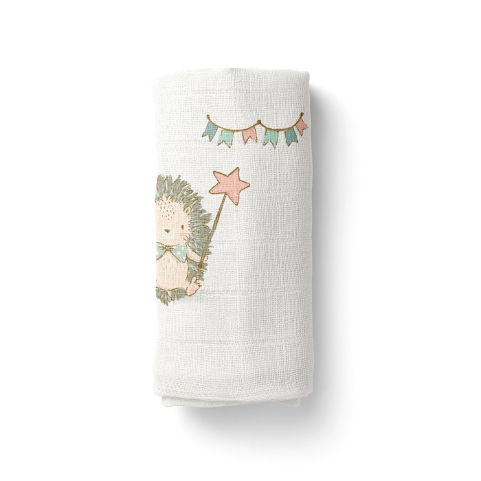 Set prosopele muselina organica A - Hedgehogs Day - Buva [7]