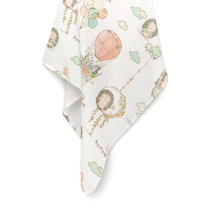 Set prosopele muselina organica A - Hedgehogs Day - Buva [2]