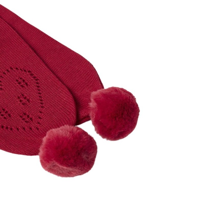 Set Rosu caciula cu fular si manusi  - Mayoral   18 luni [5]