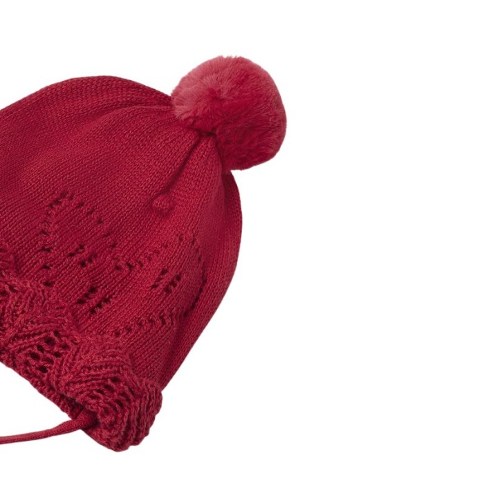 Set Rosu caciula cu fular si manusi  - Mayoral   18 luni [4]