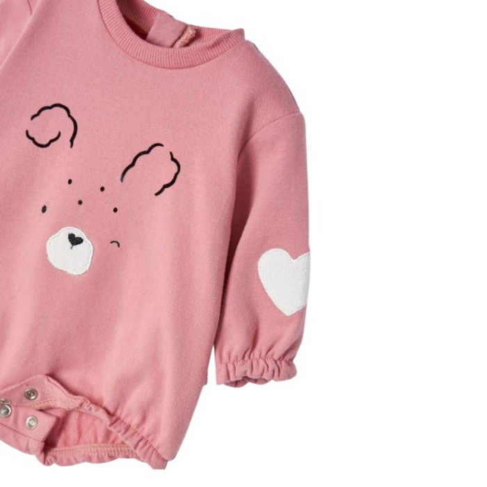 Set Roz Iepuras 3 piese pentru nou-nascut ECOFRIENDS - Mayoral  6-9 luni [2]