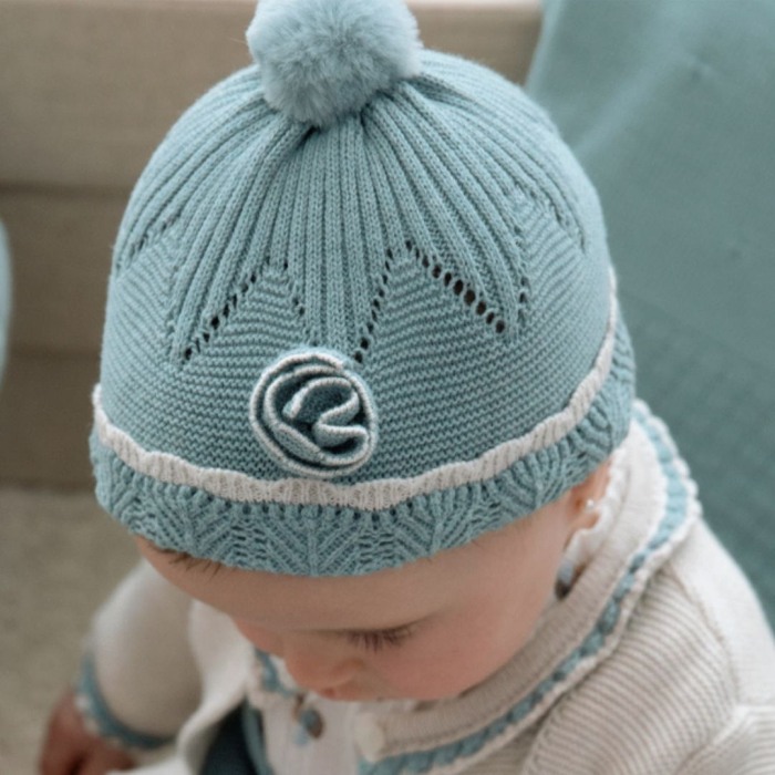 Set Roz Piersica caciula si manusi pentru nou-nascut ECOFRIENDS- Mayoral   18 luni [4]