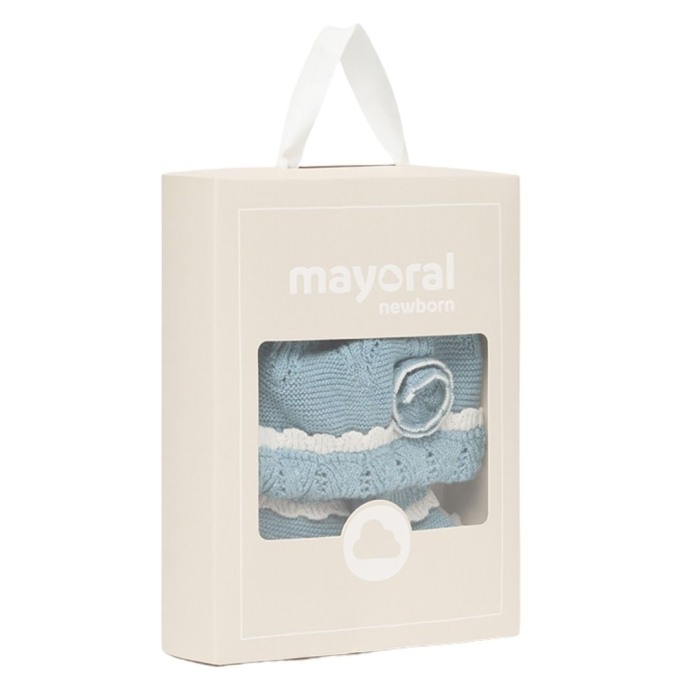 Set Roz Piersica caciula si manusi pentru nou-nascut ECOFRIENDS- Mayoral   18 luni [3]