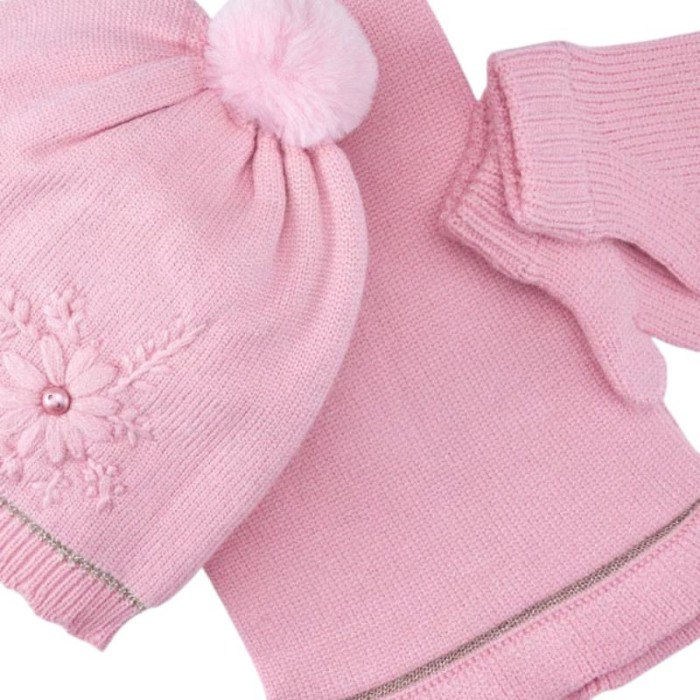 Set Rubor caciula cu fular si manusi  - Mayoral   3 ani [3]