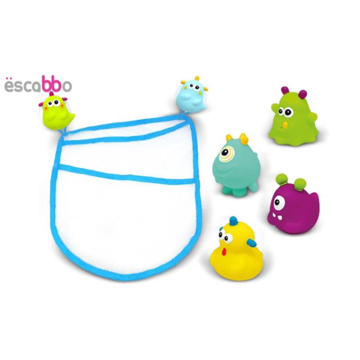 Set saculet cu 4 jucarii de baie Monstruleti ESCABBO 37027 [2]