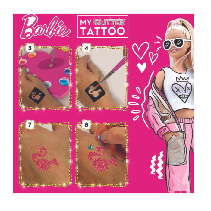 Setul meu de tatuaje cu sclipici - Barbie [3]