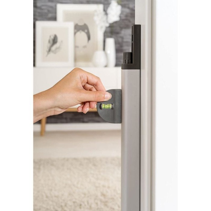 Sistem de instalare rapida EasyFix pentru porti de siguranta extensibile DesignLine, aluminiu, Reer 46051 [5]