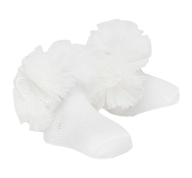 Sosete elegante si bentita  - Alb - Mayoral   18 luni [3]