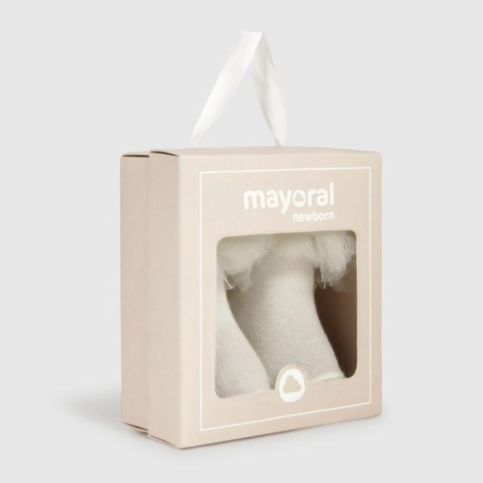 Sosete elegante si bentita dantela  - Alb - Mayoral [4]