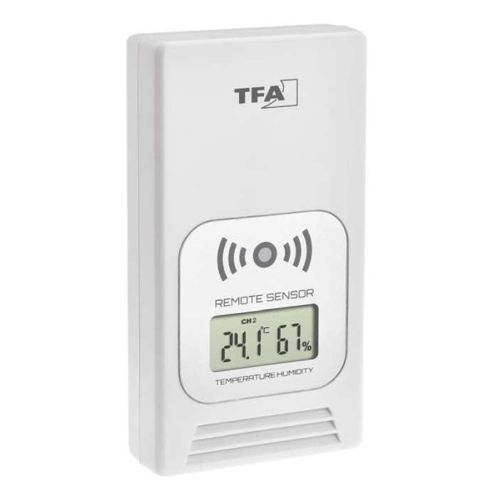 Statie meteo wireless LIFE TFA 35.1153.02, cu transmitator wireless extern inclus, alba [4]