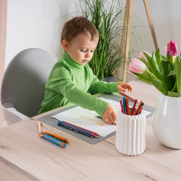 Suport de farfurii, antialunecare pentru bebelusi, din silicon rezistent la caldura, 41.5 x 30 cm, Reer Eatn Tidy 25021 [9]