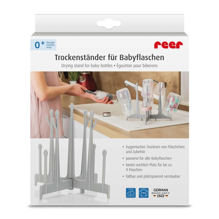 Suport uscare pentru 9 sticle sau biberoane, pliabil, Reer 21041 [2]